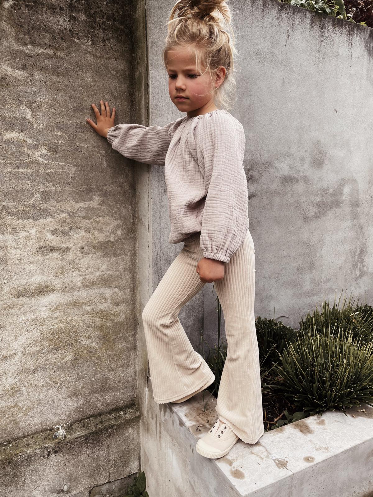 Navy Natural | Be Flared - Rib Creme - Bobby En Beer