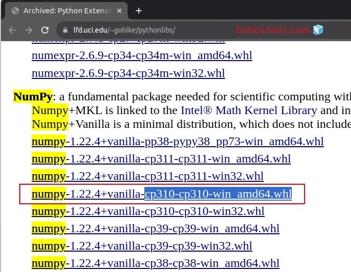 Error filename.whl is not supported wheel on this platform bobbyhadz