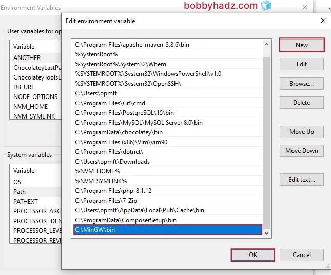 gcc is not recognized as an internal or external command bobbyhadz