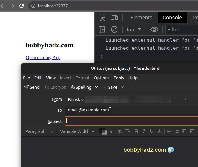How to use 'mailto' in JavaScript [4 Easy Ways] bobbyhadz