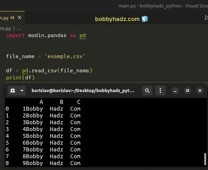 Pandas How to efficiently Read a Large CSV File [6 Ways] bobbyhadz
