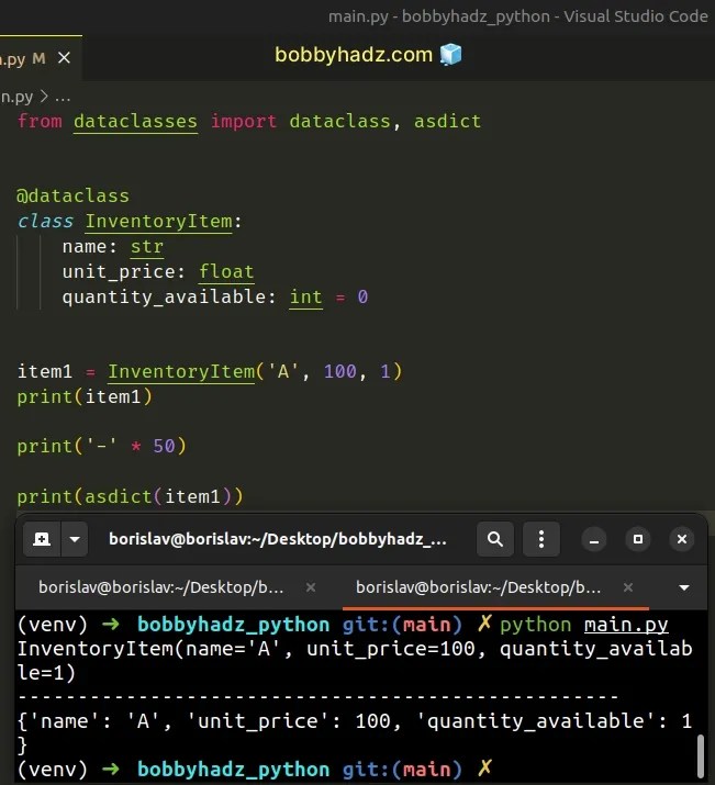 How to convert Dataclass to JSON in Python [5 Ways] bobbyhadz