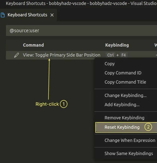 How to Reset your Keyboard Shortcuts in Visual Studio Code bobbyhadz