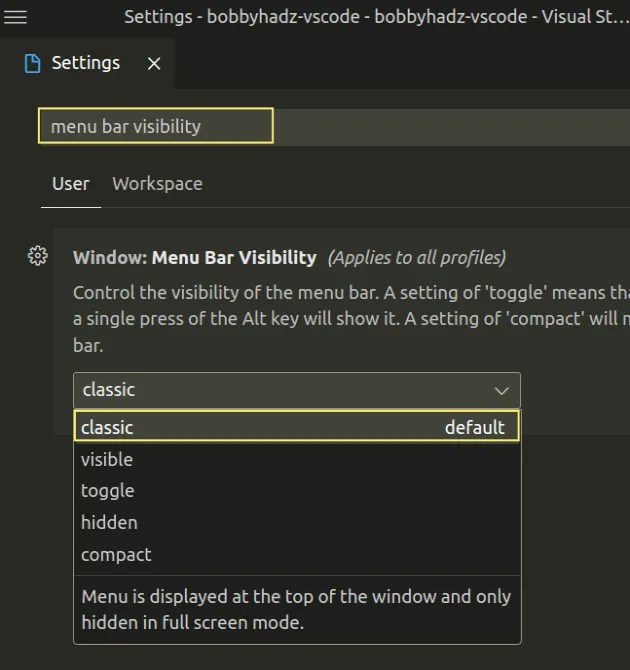 How to Restore or Hide the Menu Bar in Visual Studio Code bobbyhadz