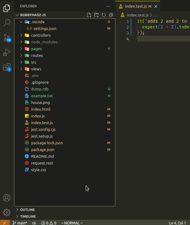 Run NPM commands/scripts within Visual Studio Code bobbyhadz