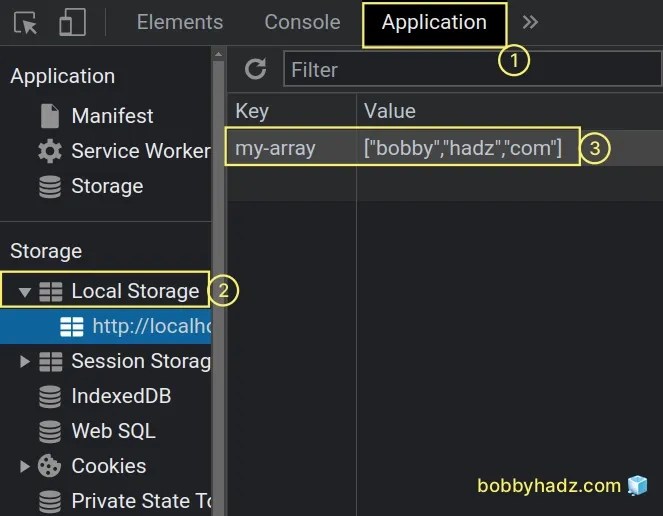 How to store an Array or Object in localStorage using JS bobbyhadz