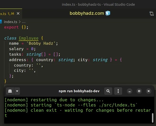 Property has no initializer and is not definitely assigned in the