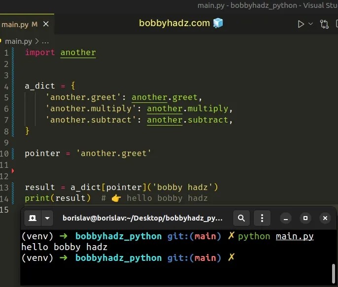 How to use Function Pointers in Python [4 Ways] bobbyhadz