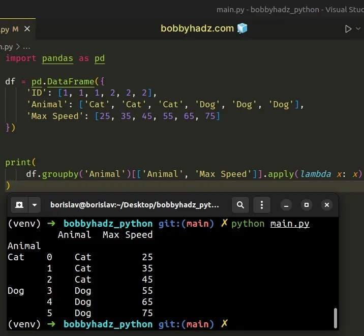 Cannot subset columns with tuple with more than one element bobbyhadz