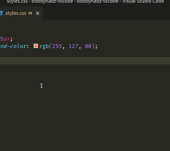 How to use the Color Picker in Visual Studio Code bobbyhadz