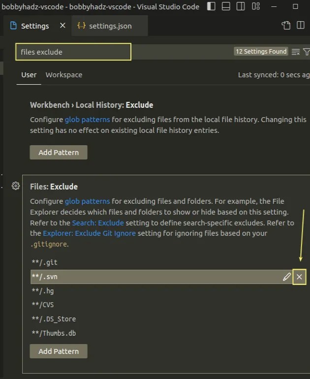 VS Code Hide specific Files/Folders from the Left Sidebar bobbyhadz