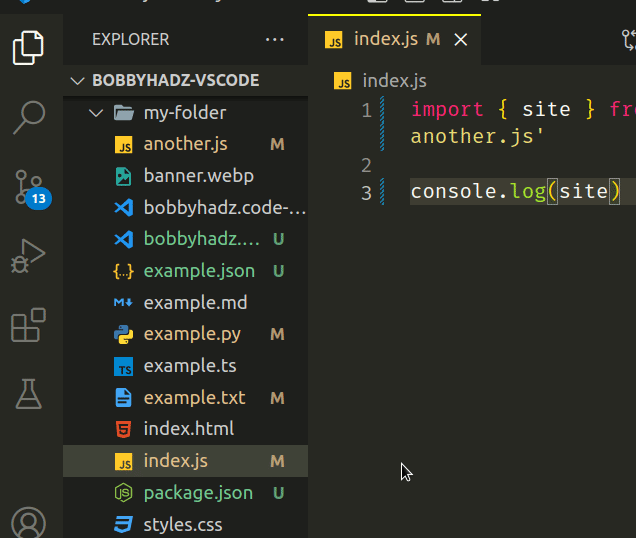 How to move a File to another Folder in VS Code bobbyhadz