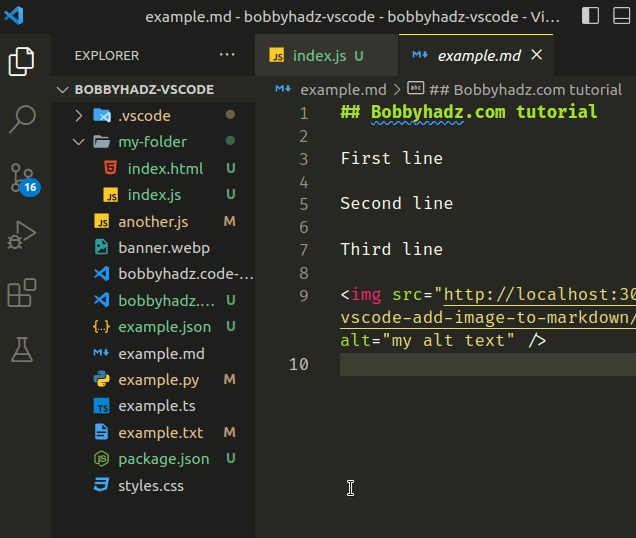 How to move a File to another Folder in VS Code bobbyhadz