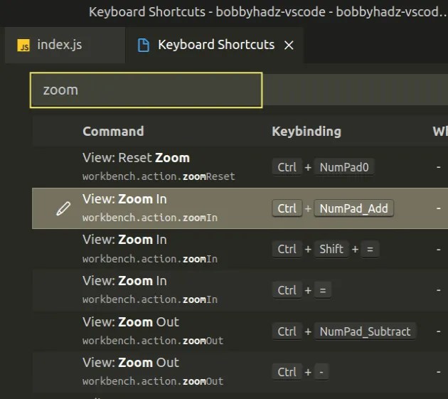 How to Zoom in and out in Visual Studio Code bobbyhadz