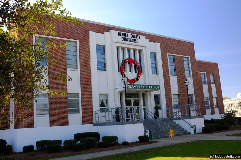 Bladen County Courthouse in Elizabethtown, North Carolina
