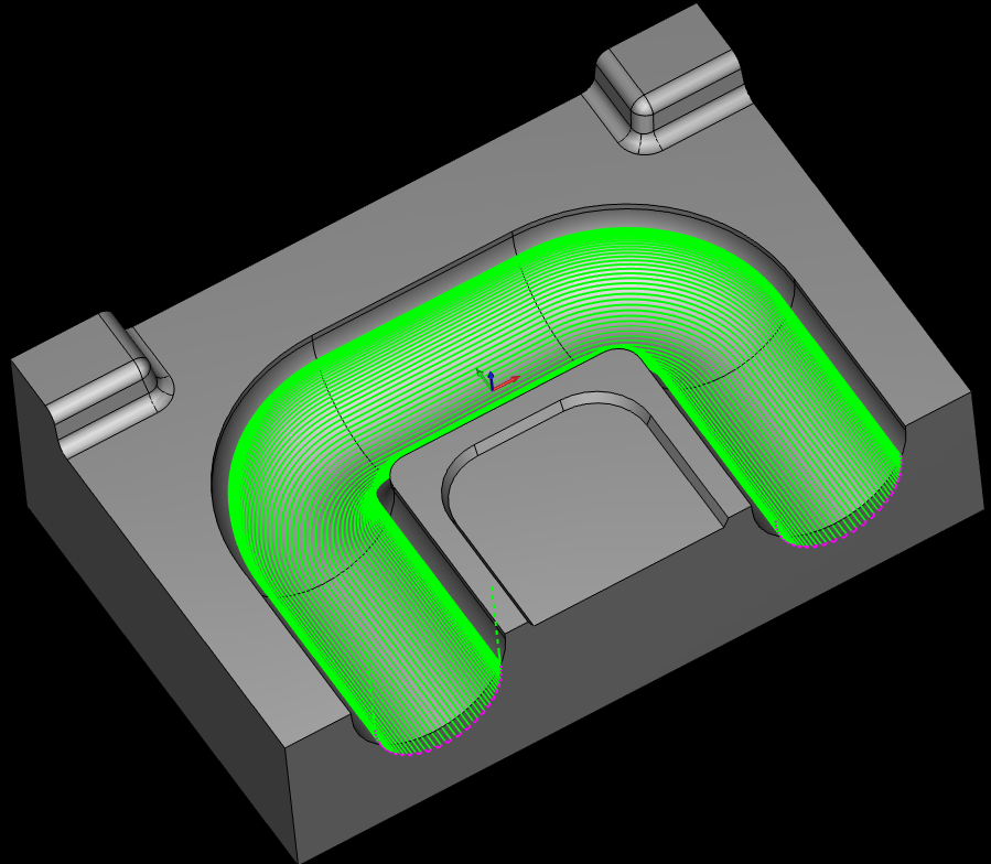 CADCAM Surface Based Toolpath Linking & Leads for 3 to 5 Axis CNC