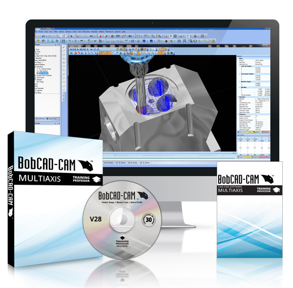 New Multiaxis CNC Programming Training DVDs BobCADCAM