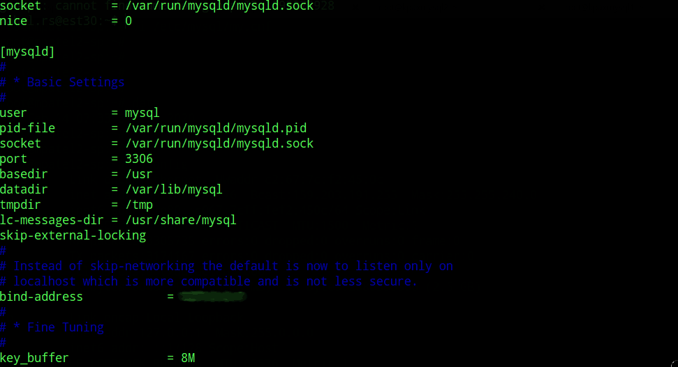 MySQL Bind Address in Ubuntu How we set it right