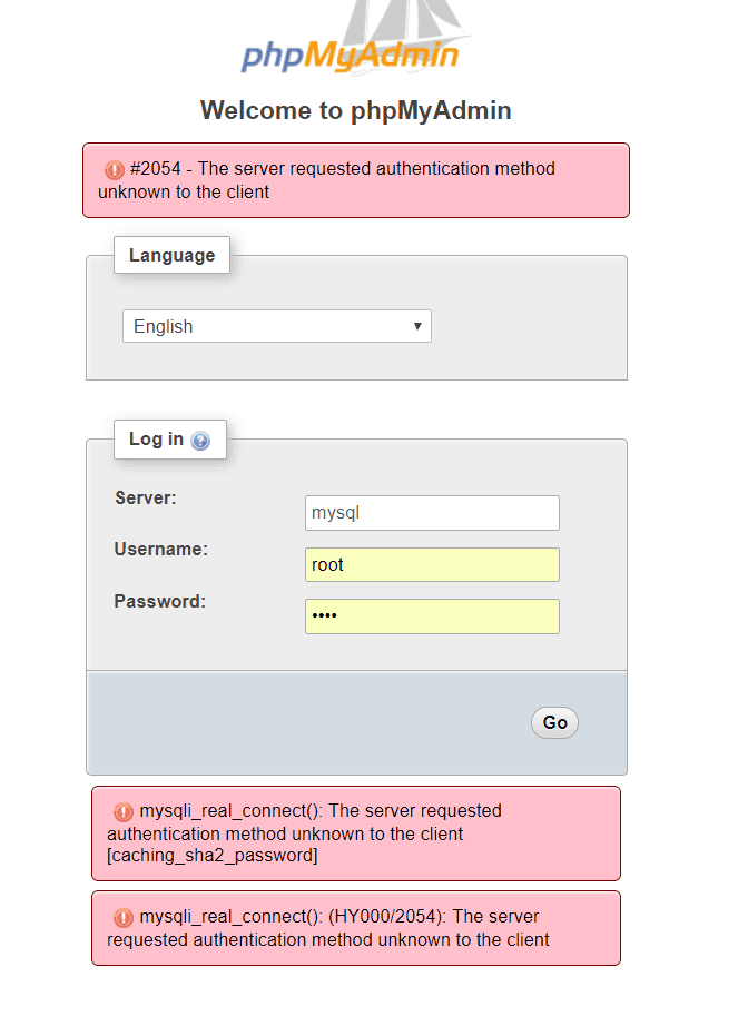 [RESOLVED] MySQL the server requested authentication method unknown to