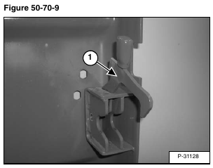 BOBCAT S130 - REAR DOOR - Latch Removal And Installation