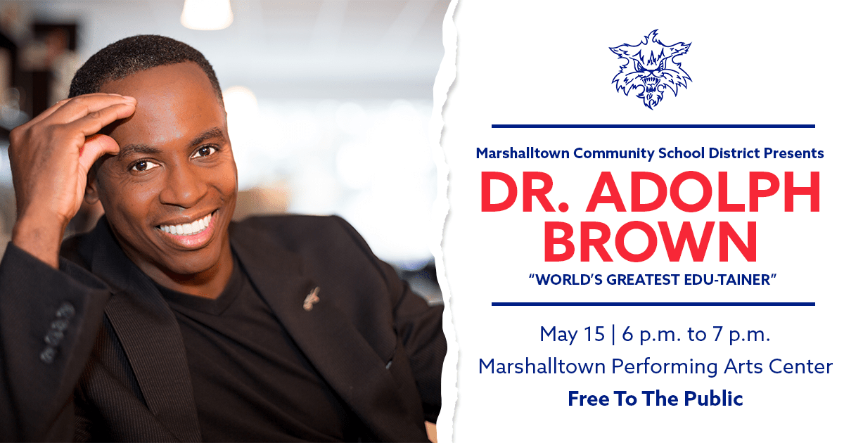 MCSD to host Dr. Adolph Brown on May 15 Bobcats Making Headlines