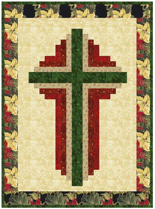 Christmas Cross Easter Cross Pattern By Bobkat Quilts