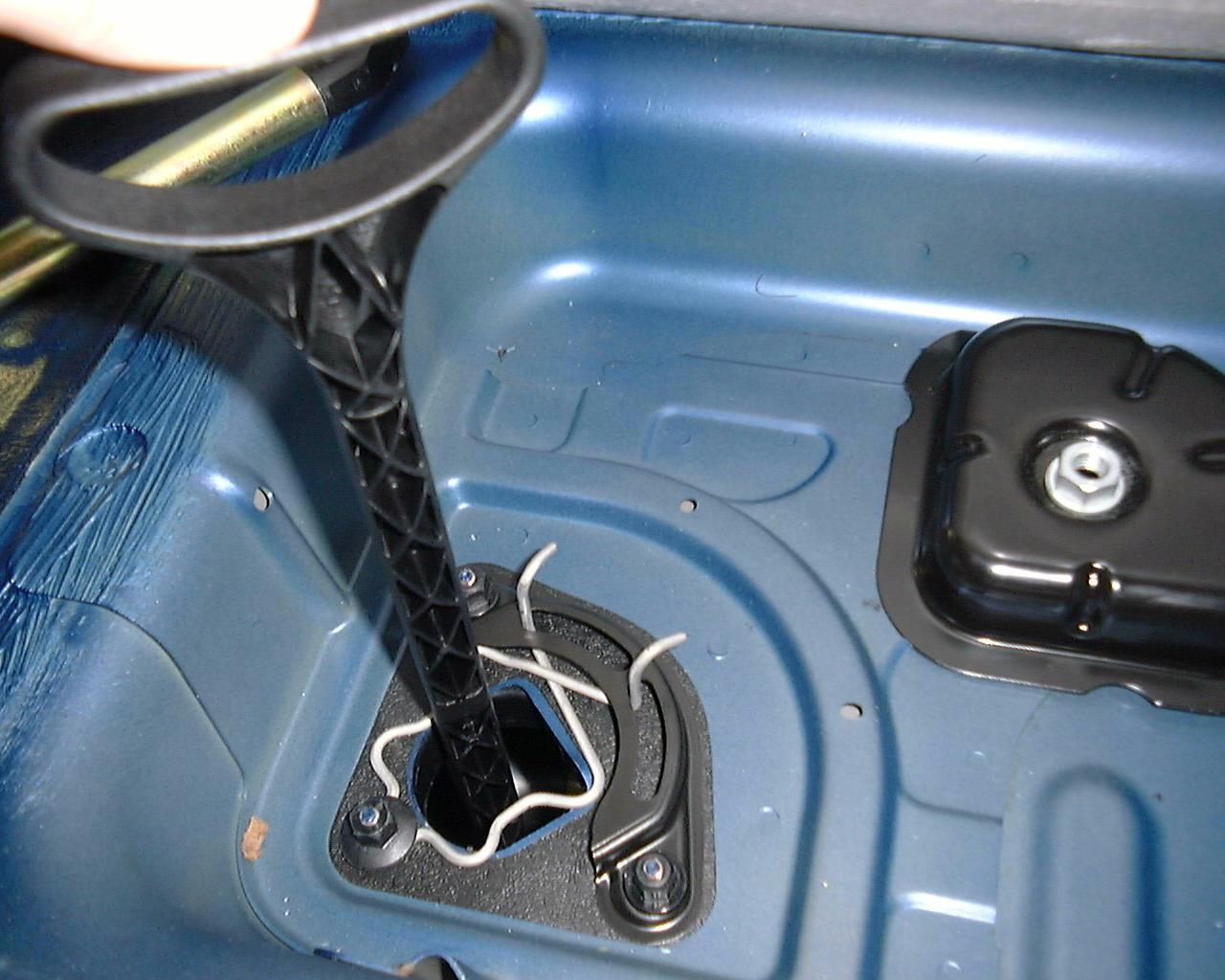 Spare tire on MINI Cooper