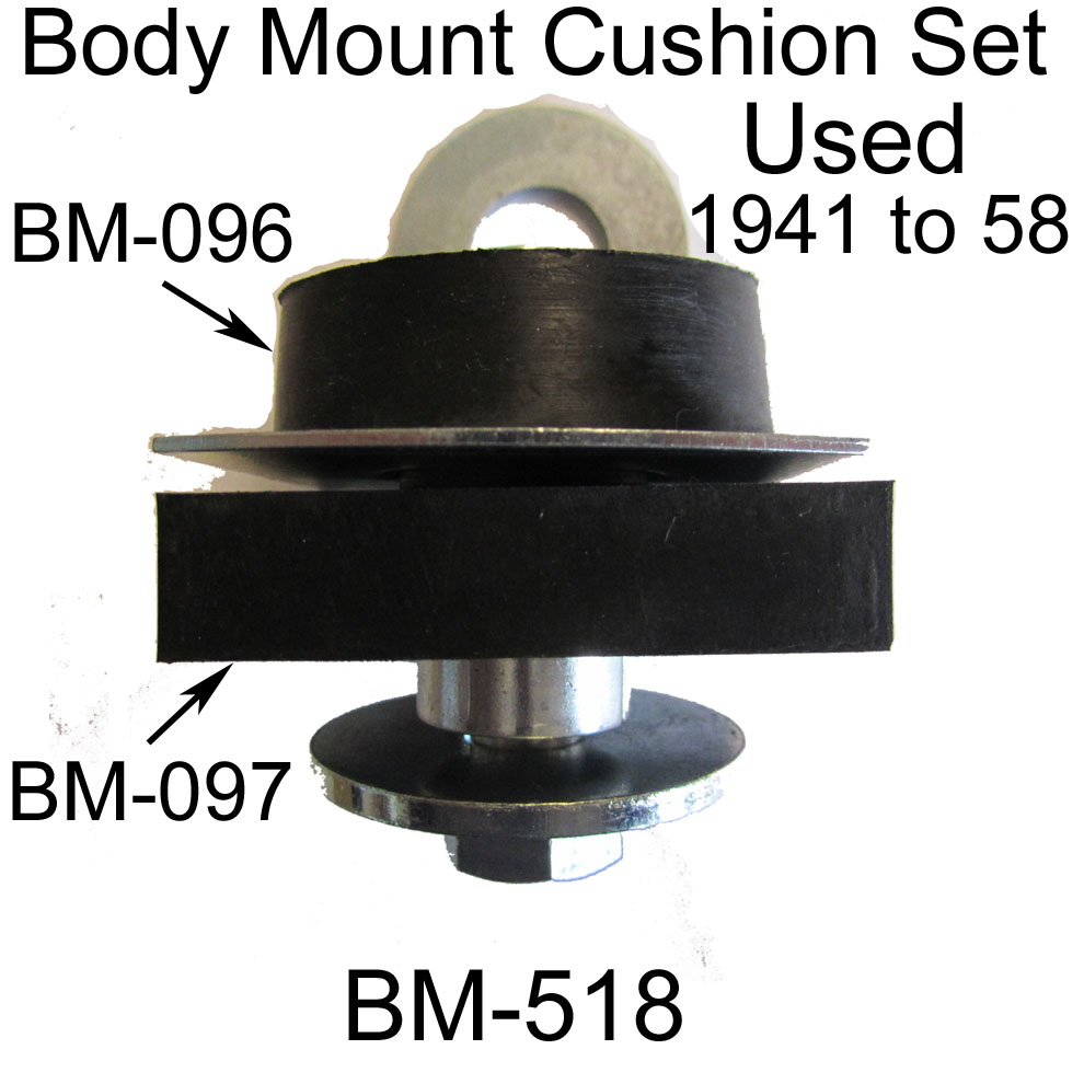 19411958 BUICK Body Mounting Cushions. BM518 Bob's Automobilia