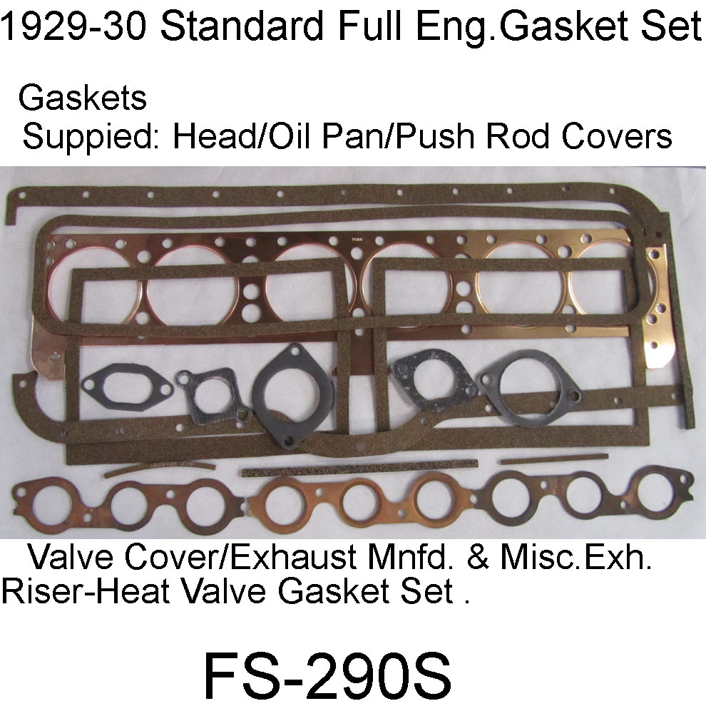19291930 Buick Standard Engine Gasket Set Bob's Automobilia