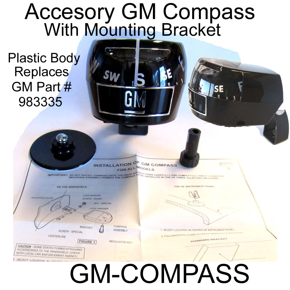 19501960 Buick Accessory Compass . Bob's Automobilia