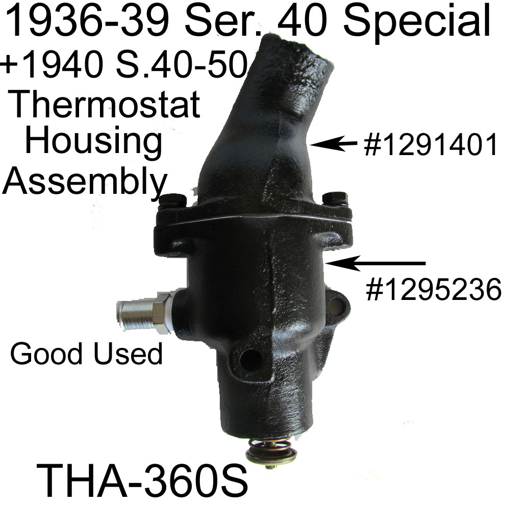 19361940 BUICK S.40 Thermostat Housing . THA360S Bob's Automobilia