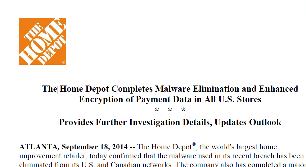 Home Depot Says 56 Million Account Numbers Compromised Bobsullivan Net Home Depot Says 56 Million Account Numbers Compromised Bobsullivan Net
