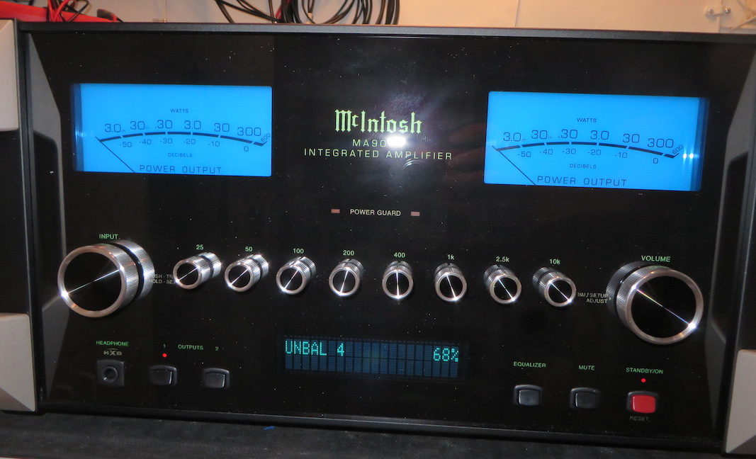 McIntosh MA9000 with One Channel Out - Bob the Tech Audio