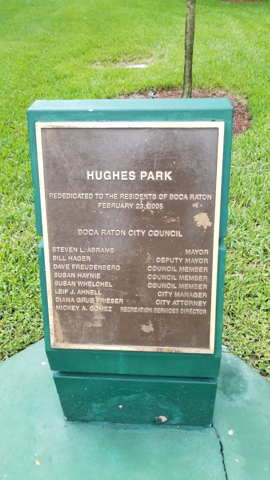 Hughes Park » Park in Boca Raton FL
