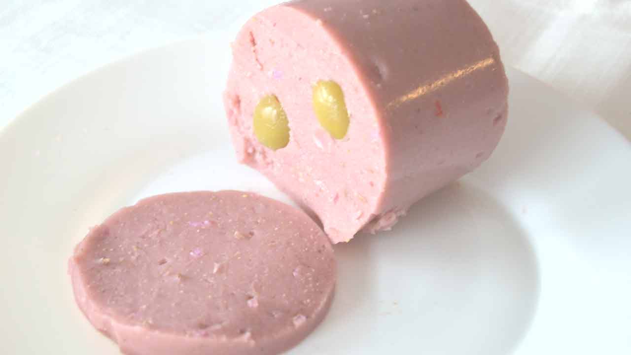 Mortadela con aceitunas vegana Bocaditos de Cielo