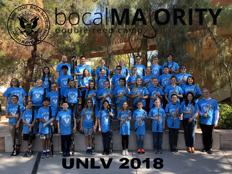 UNLV Las Vegas Double Reed Day and Contest 2019 Bocal Majority Camps