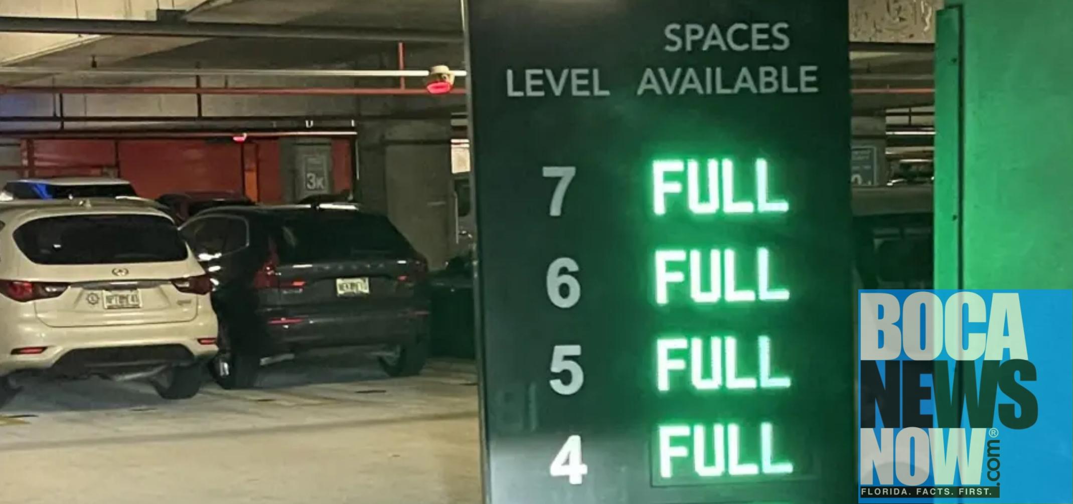 Airport Parking Garages Closed At FLL, PBI Filling Up