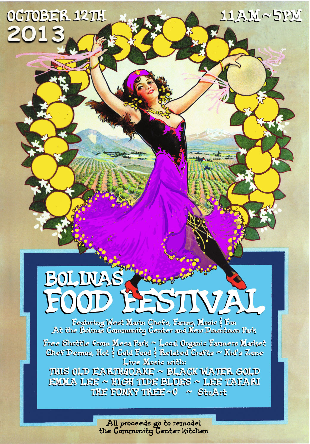 Saturday Bolinas Food Festival 2013 Bolinas Community Center