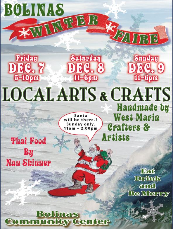 Bolinas Winter Fair 2018 Bolinas Community Center