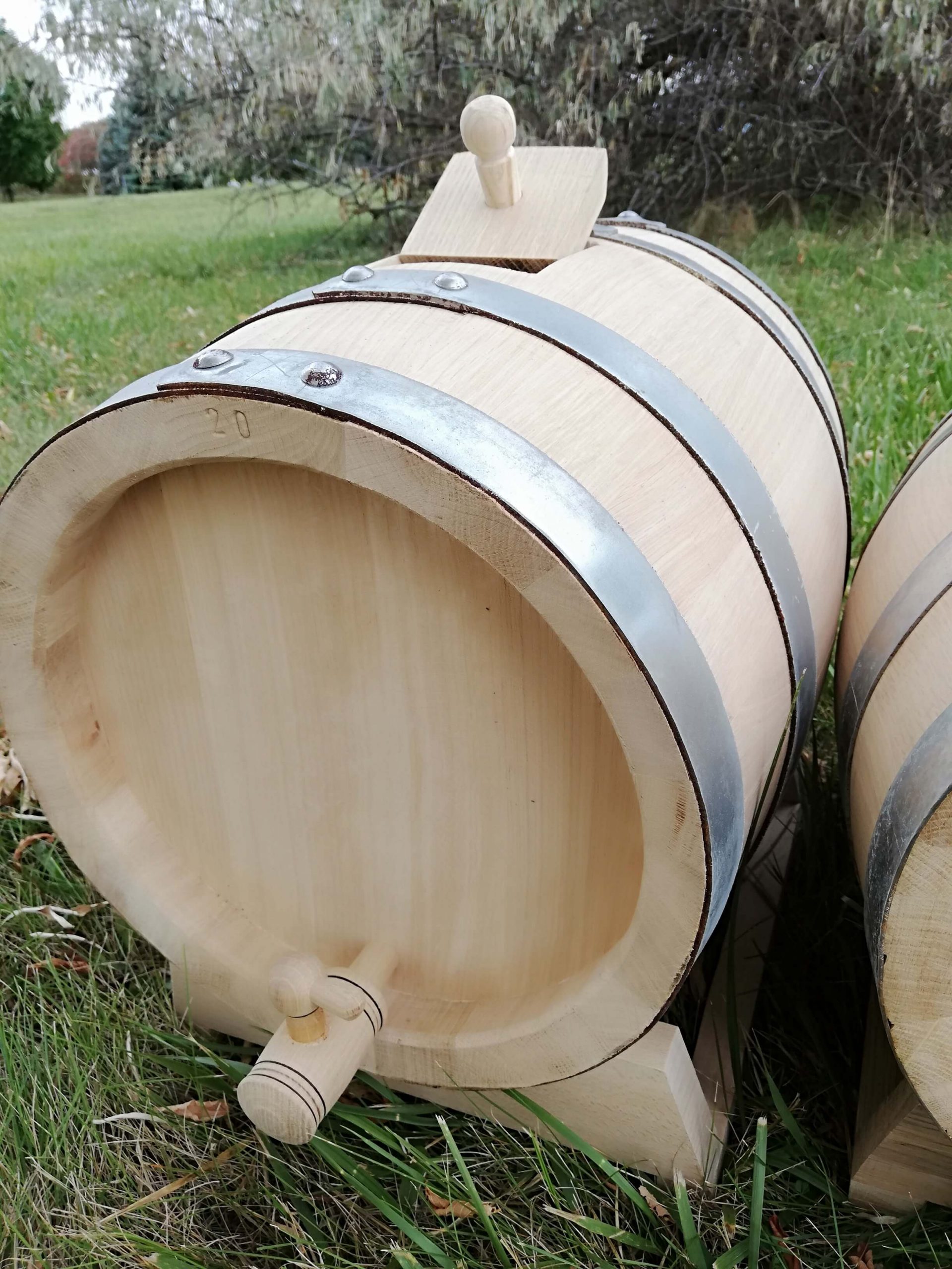 Vinegar barrel 20L Bochart Hand Made Oak Barrels Canada