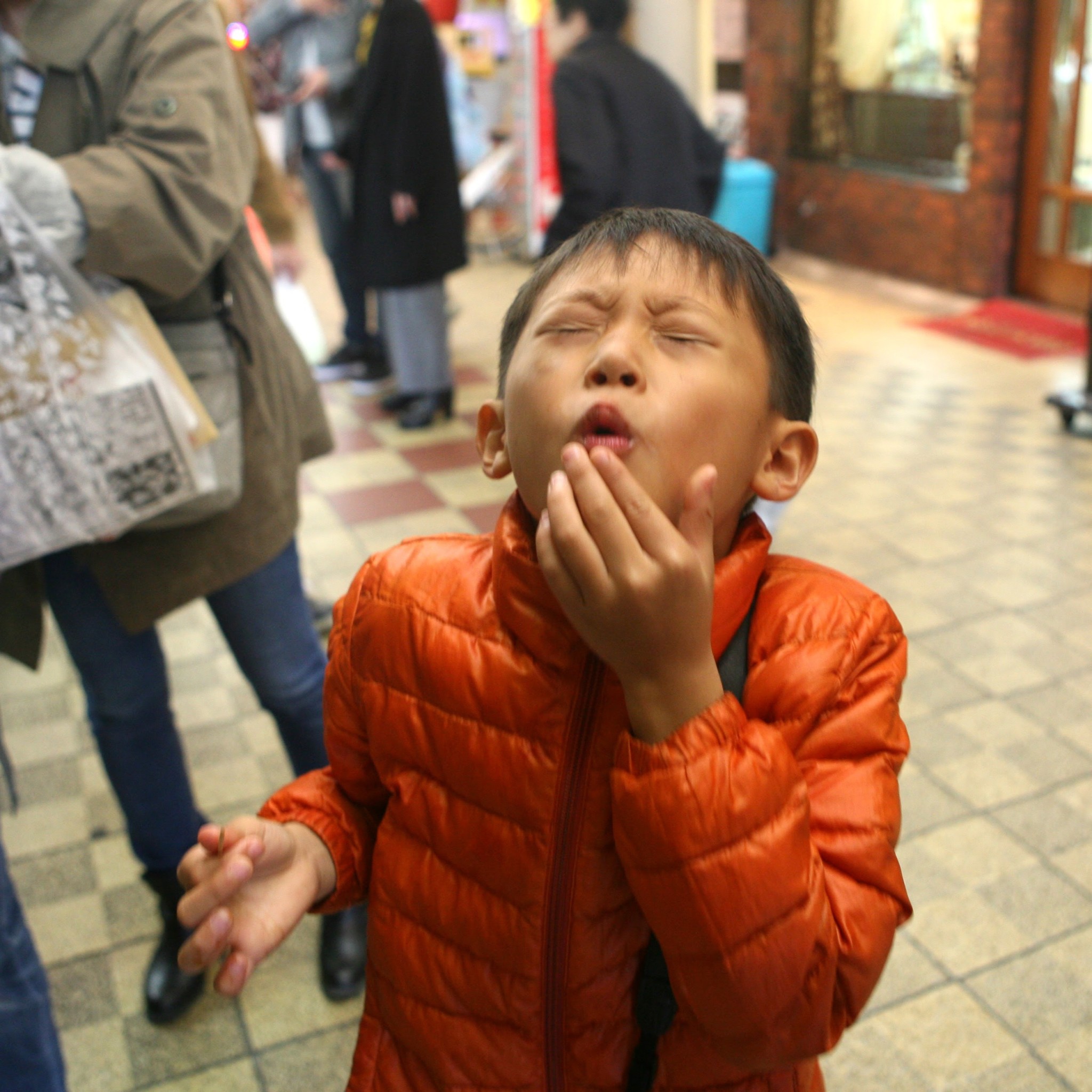 熱いけどおいしい！