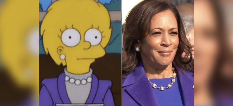 Et si les Simpson avaient prédit la scène avec Kamala Harris lors de l