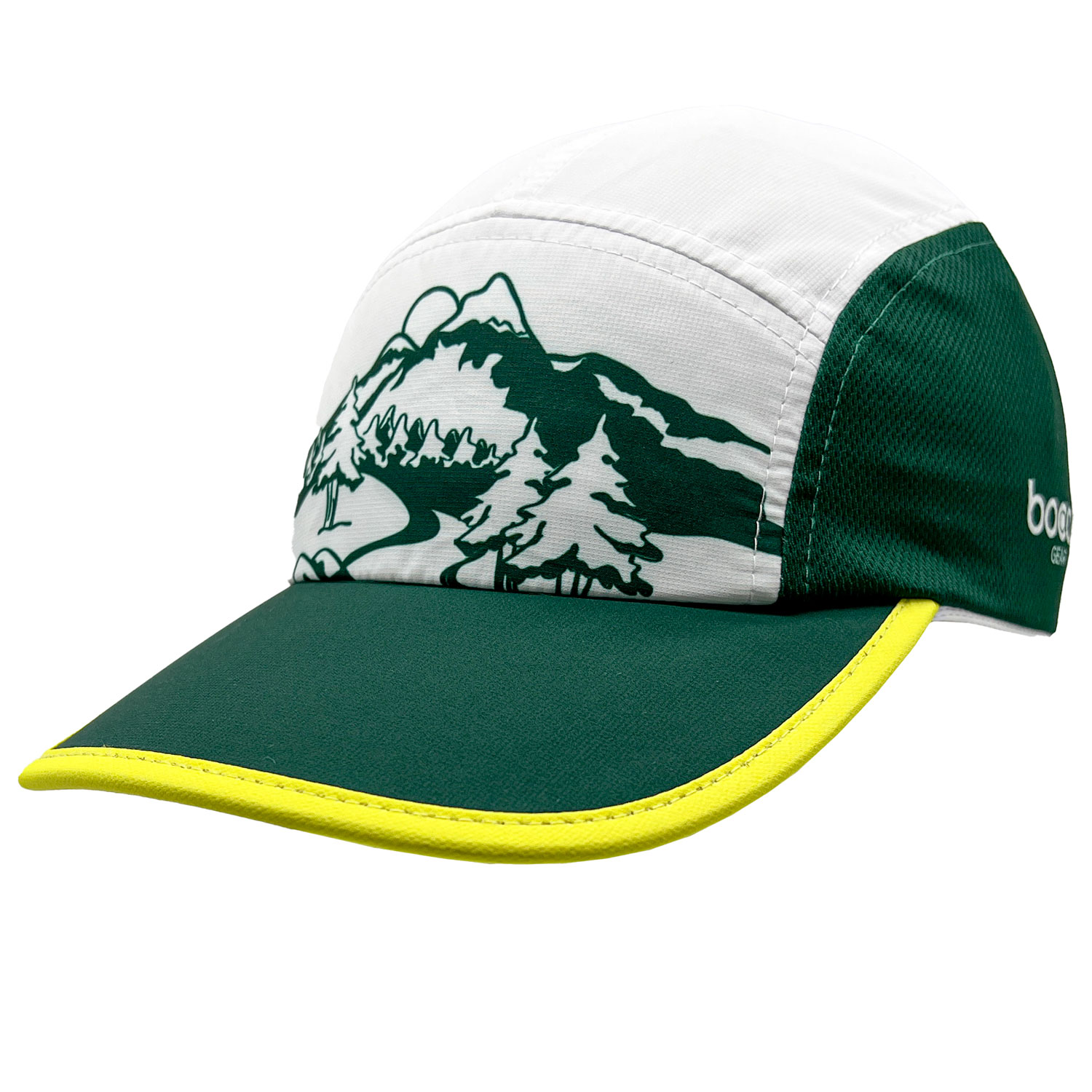 Run Hat Mountain Green BOCO Gear Custom Hats and Athletic Gear