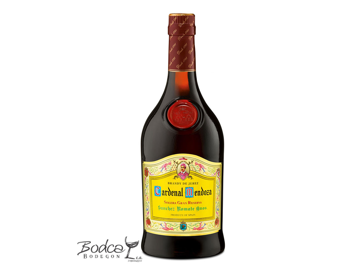 Brandy de Jerez Cardenal Mendoza, Solera Gran Reserva Bodcabodegon Los Mejores Licores