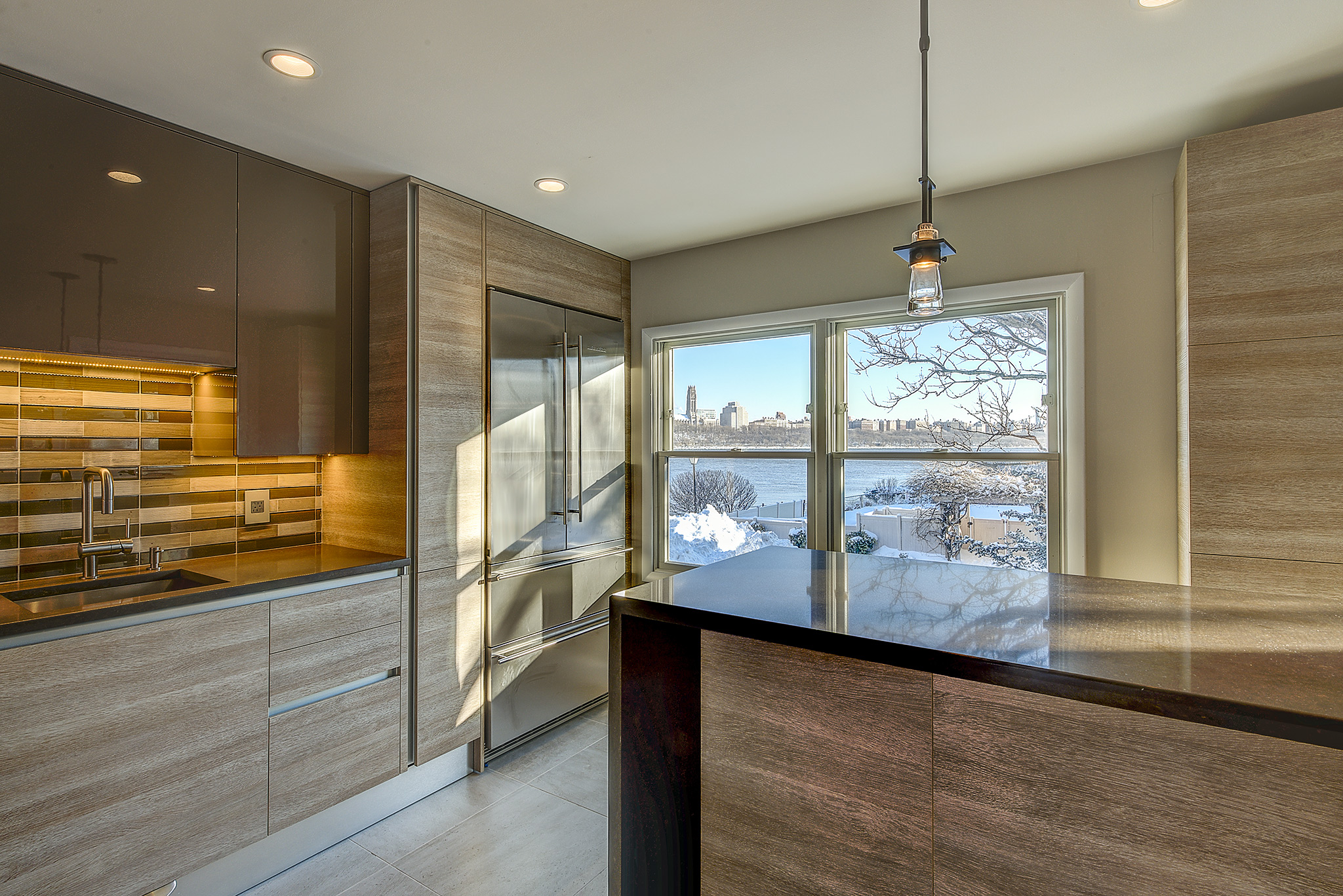 Kitchen, living room and bathroom renovations & fireplace refacing