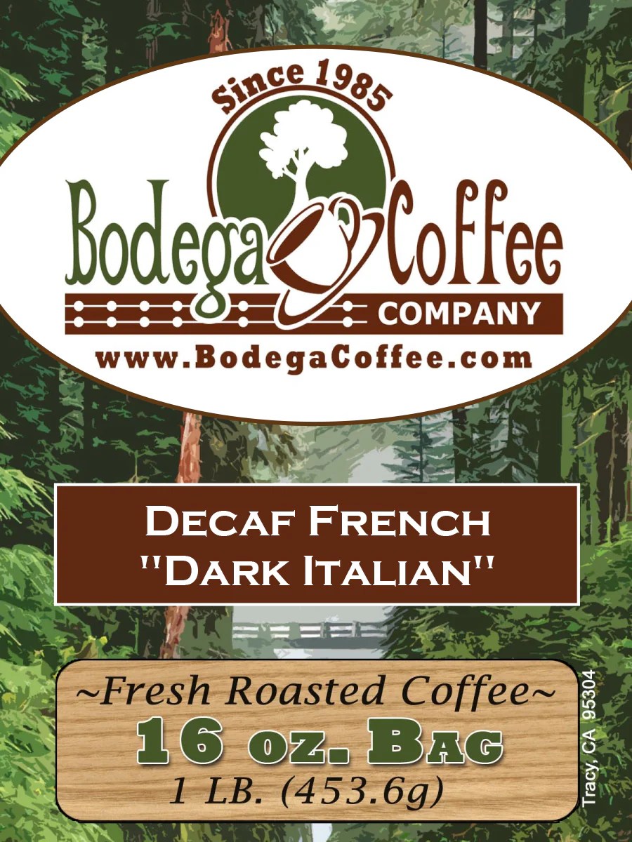 Decaf French Roast Shop Decaf Coffee Bodega Coffee Co Bodega