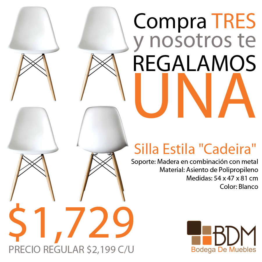 Sillas en oferta Bodega de Muebles Mueblería Online