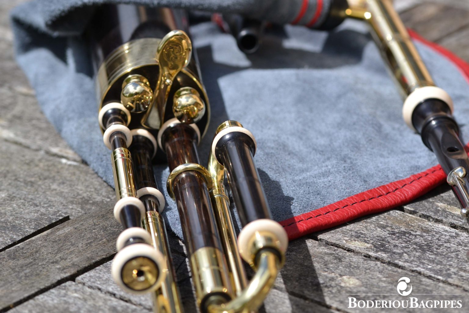 Boderiou Uilleann Pipes Half Set