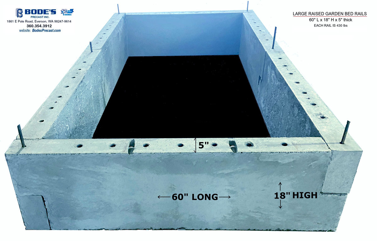 Raised Garden Beds Bodes Precast Concrete