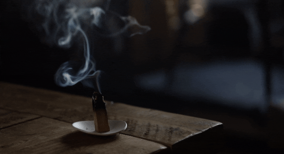Burning Sage Gif